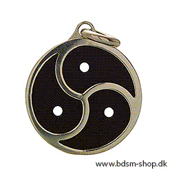 BDSM Emblem - Halsvedhæng - Guld - 8 karat